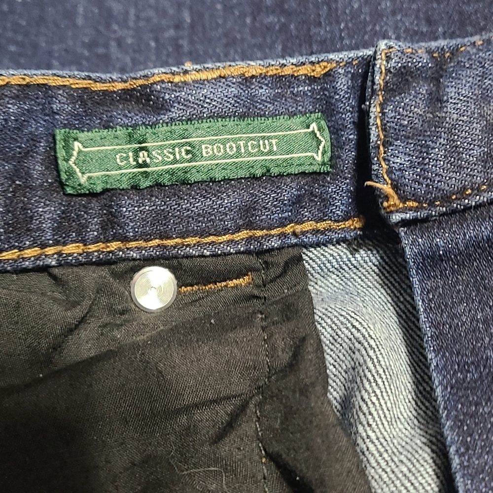 Lauren Jeans Co. Ralph Lauren classic bootcut denim jeans women's 14 Rise11" - Picture 11 of 16